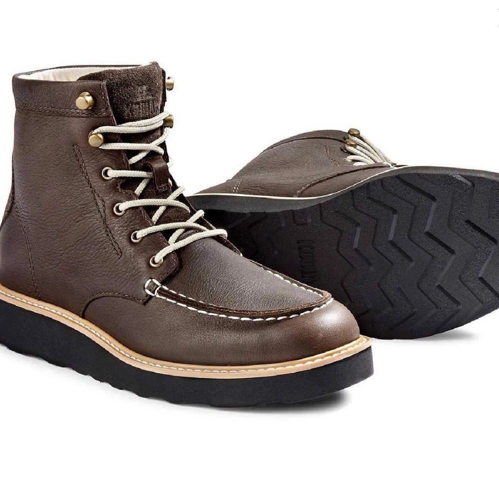 Kodiak Women's Scotia Combat Boots in Dark Brown